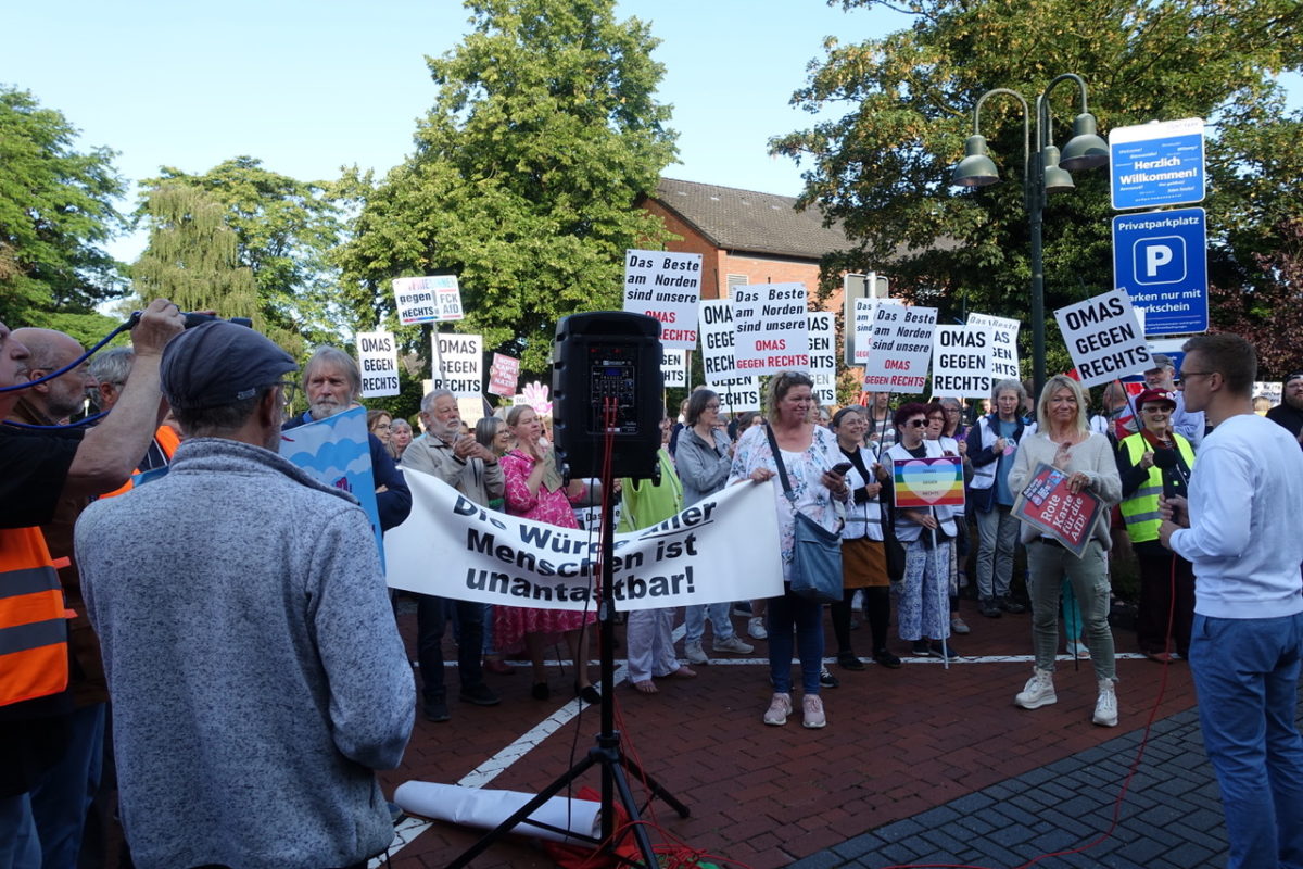 2. Demo gegen den Parteitag der AfD in Leer